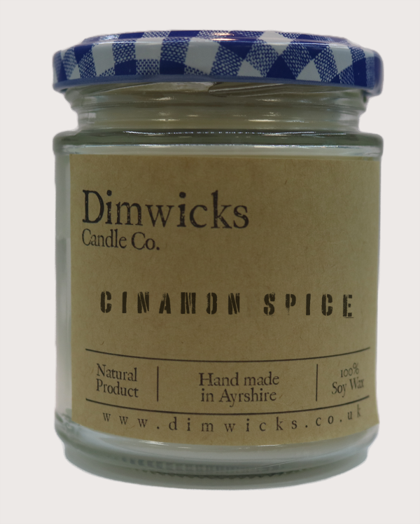 Handmade Small Jar Candle from Dimwicks