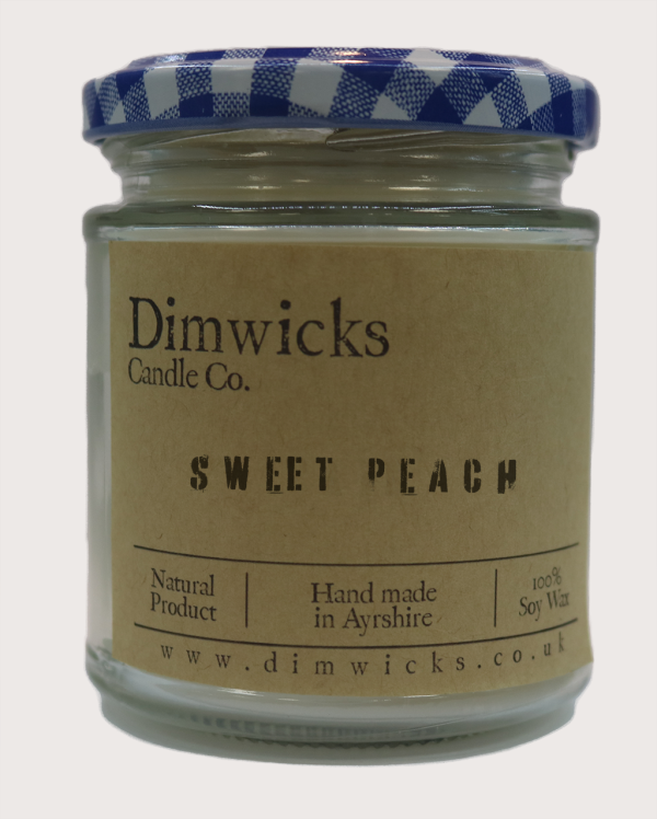 Handmade Small Jar Candle from Dimwicks