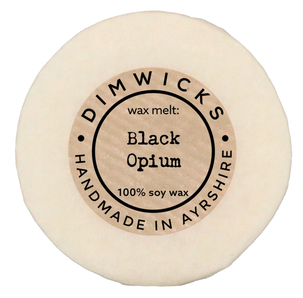 Black Opium Hand-made Wax Melt from Dimwicks