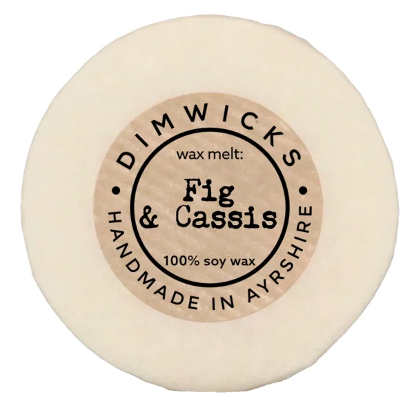 Fig & Cassis Hand-made Wax Melt from Dimwicks
