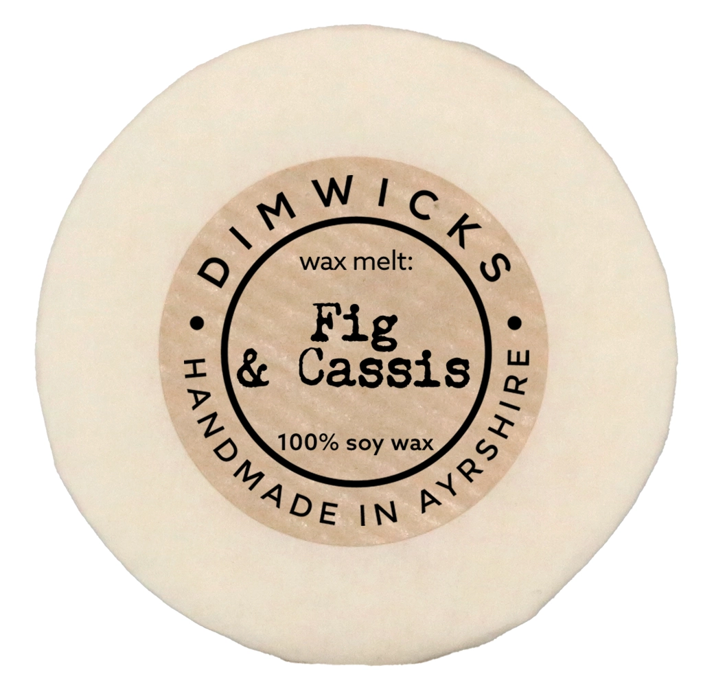 Fig & Cassis Hand-made Wax Melt from Dimwicks