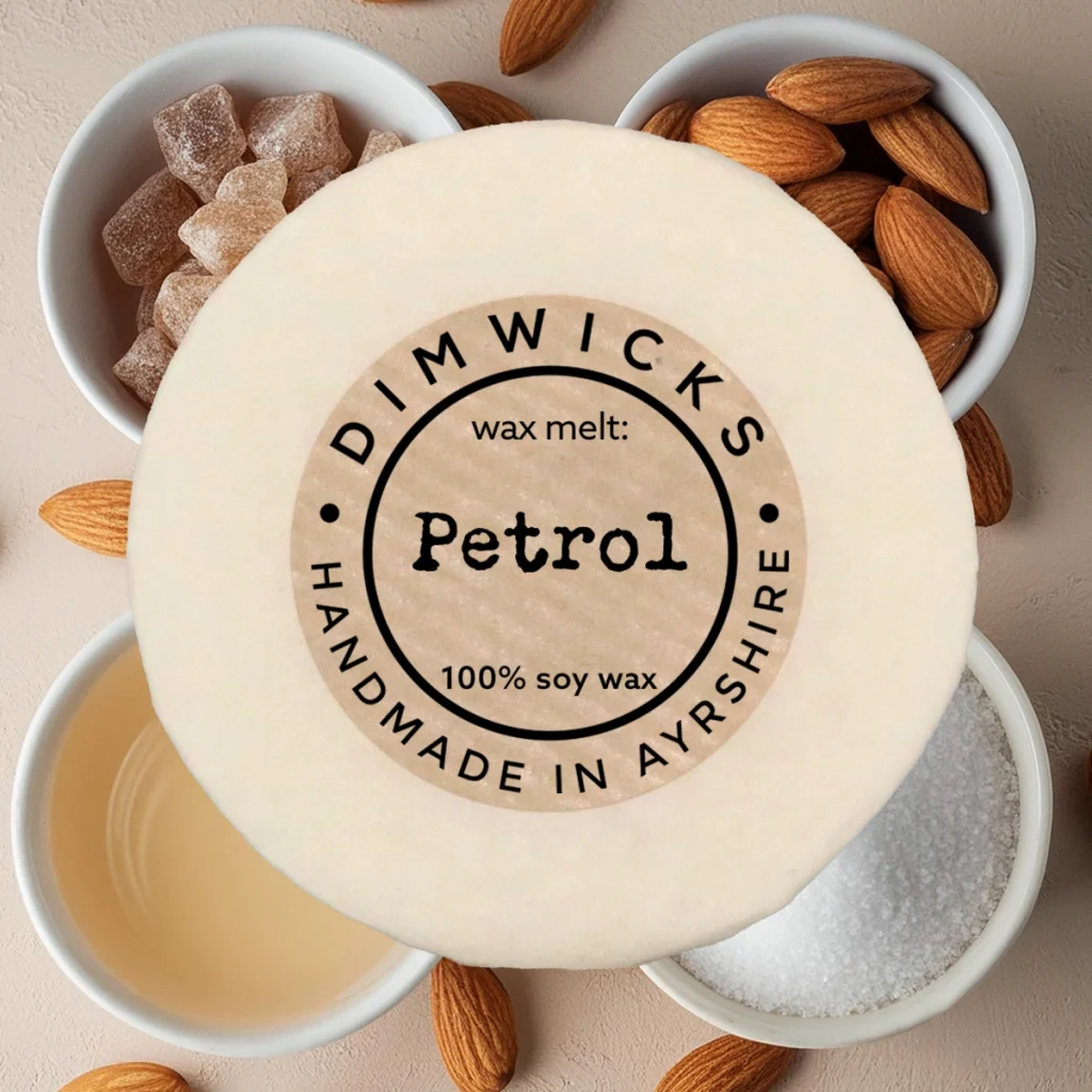 Petrol Wax Melt Handmade by Dimwicks